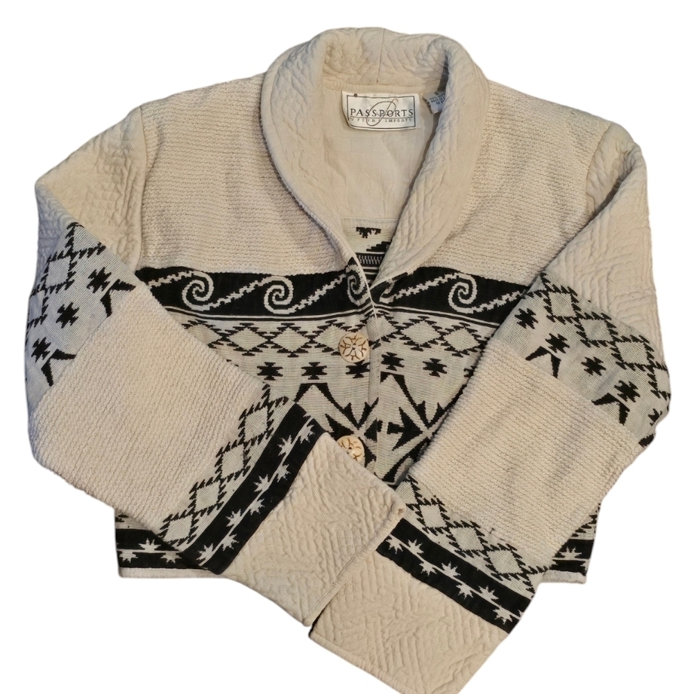Pier 1 import vintage boho cropped jacket